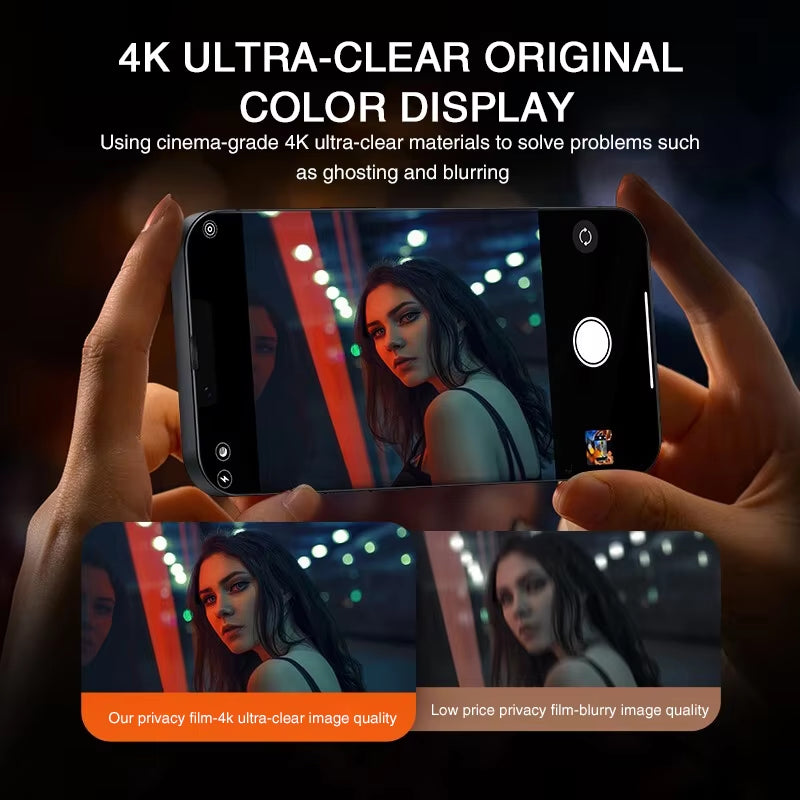 2PCS Full Cover anti Spy Screen Protector for 11 12 13 14 15 PRO MAX 6 7 8 plus XS X XR Tempered Glass Privacy