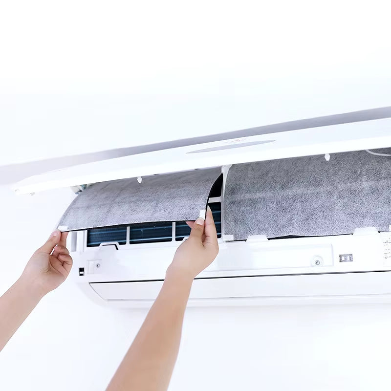 10 Pcs Cuttable Air Conditioner Filter Papers Anti-Dust Net Cleaning Purification Air Conditioner Parts Air Purifier Dust Filter