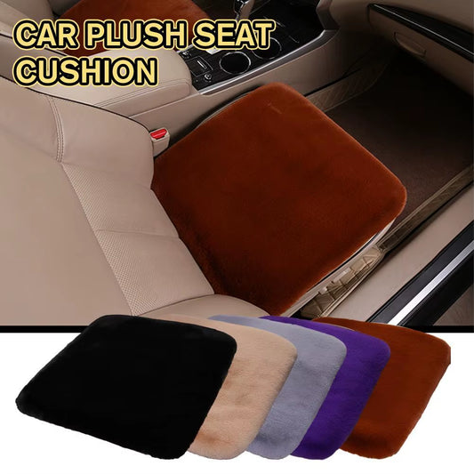 1PC Winter Warm Car Seat Cover Front Rear Cushion Plush Pad Protector Mat Soft Comfortable Chair Cushion Accessories Universal
