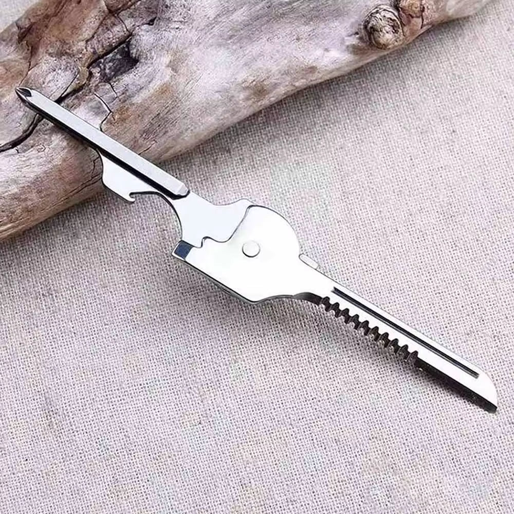 New 6 in 1 Utili Key Multi Tool Multi-Purpose Screwdriver Pocket Multi-Use Multi-Tool Gear Utility Outdoor Gadget Hand Tool